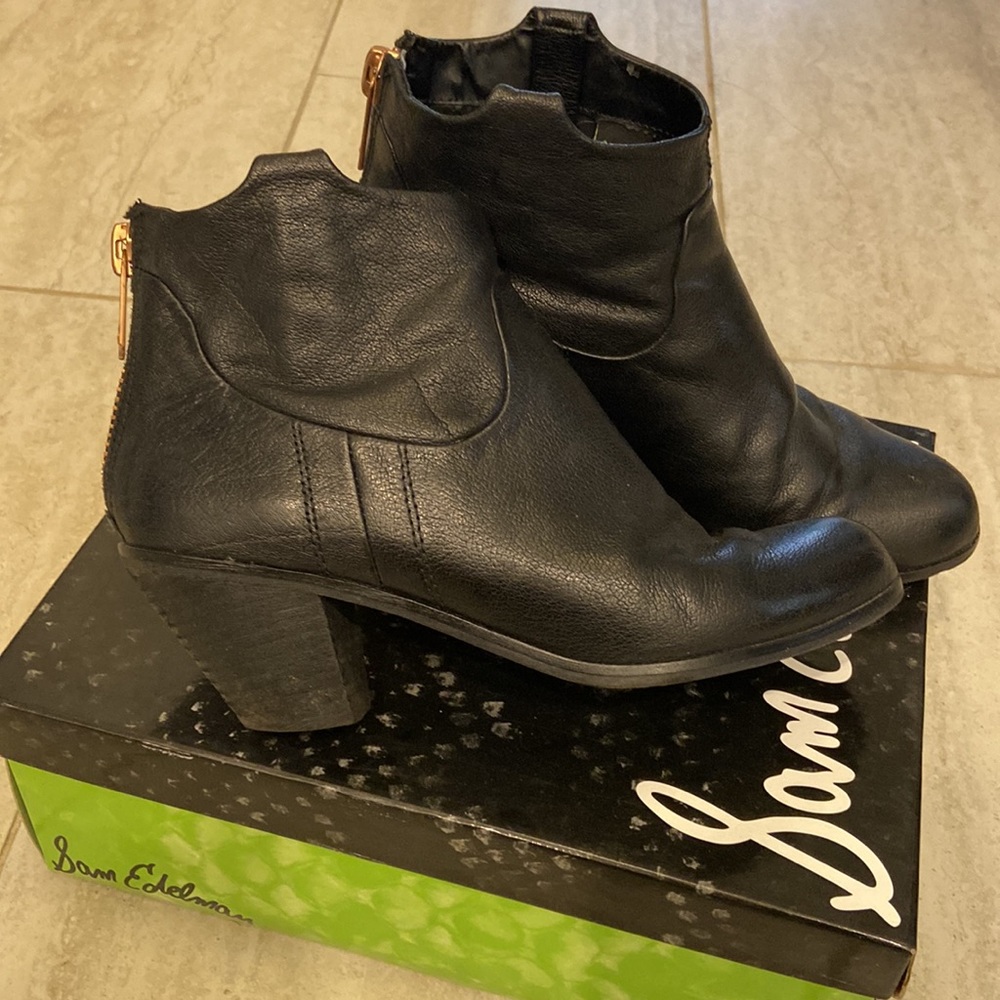 Sam Edelman Lisle Booties Sz 8
